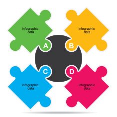 creative puzzle info-graphics N2