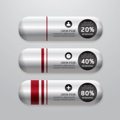 Banner Metal Capsule Modern Design N2