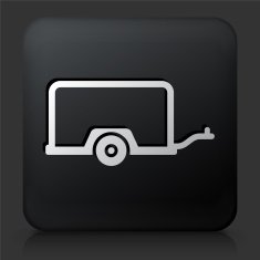 Black Square Button with Moving Carriage Icon N3