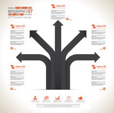 Minimal infographic template N15