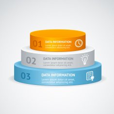 Vector infografic podium
