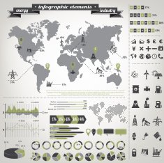 Industry and energy infographics N3
