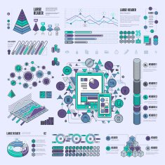 Flat UI Infographic Elements N2