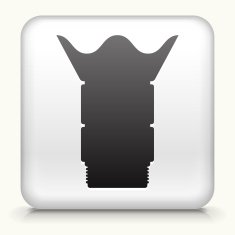 Square Button with Camera Lens N2