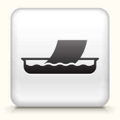 Square Button with Photo Paper in Developing Tray