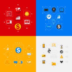 Set of business icons N39