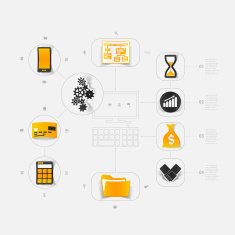 Set of business icons N40
