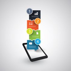 Infographic Design - Tablet and Mobile Phone Trends Concept