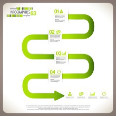 Minimal infographic template N23