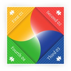 Puzzle infographic N3