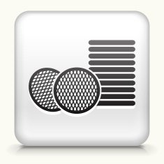 Square Button with Cotton Round Pads