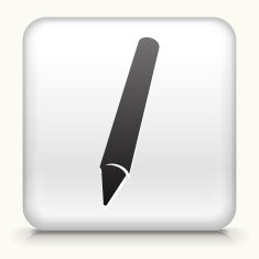 Square Button with Crayon N2