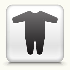 Square Button with Baby Jumpsuit