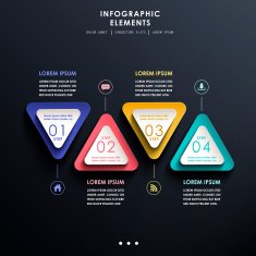 abstract 3d tag infographics N9