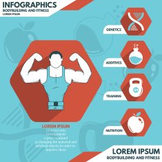 Sport and fitness infographics N2