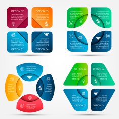 Vector elements for infographic