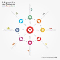 Infographic design template Vector illustration N13