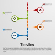 Infographics timeline concept N5