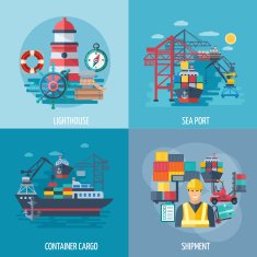 Sea Port Flat Set N2