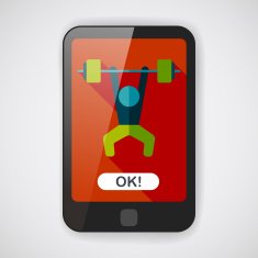 weightlifting flat icon with long shadow eps10 N3