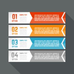 Infographics design template Business concept with 4 options N13