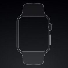 Watch vector template in futuristic ui style N3