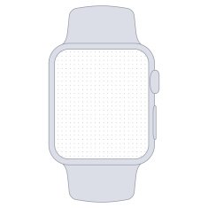 Watch vector template for prototyping