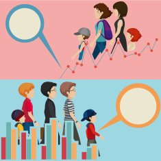 Infographic people graphs N2