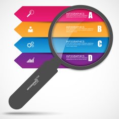 Infographics vector design template N147