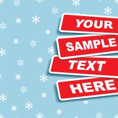 Banners with place for text Vector illustration N4