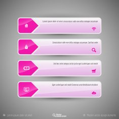 Design layout modern symbols tabs N11