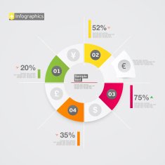 Business diagram template N4