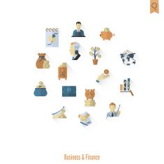 business and finance icon set N174
