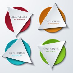 Vector moder banners element design N4