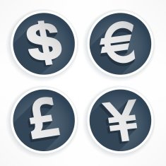 Set of money symbols N2