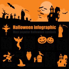 Halloween infographic design N3