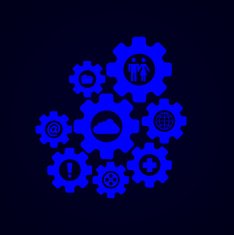 Vector modern mechanism infographic background N3