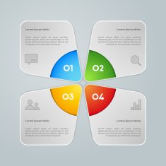 Vector colorful info graphic elements N2