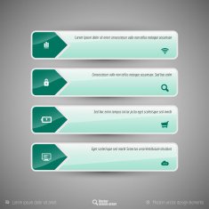 Design layout modern symbols tabs N12
