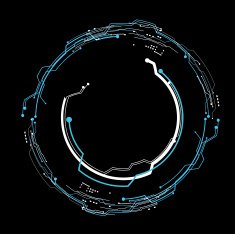 concept futuristic virtual graphic touch user interface HUD N3