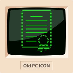 certificate with badge icon N10