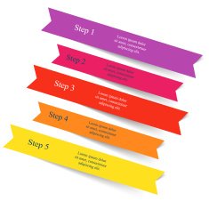 Vector lines arrows infographic N3