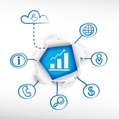 Rating and sketch diagrams Doodle vector illustration N2