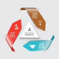 Vector arrows for infographic N5