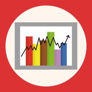 Financial charts theme elements N4