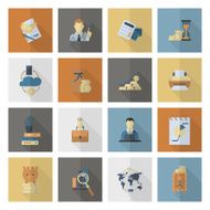 business and finance icon set N261