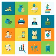 business and finance icon set N269
