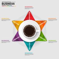 Abstract 3D digital business arrow Infographic N9