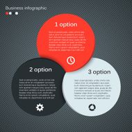 Modern vector info graphic for business project N95