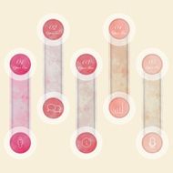 Light pink red number banner on summer and autumn season N4